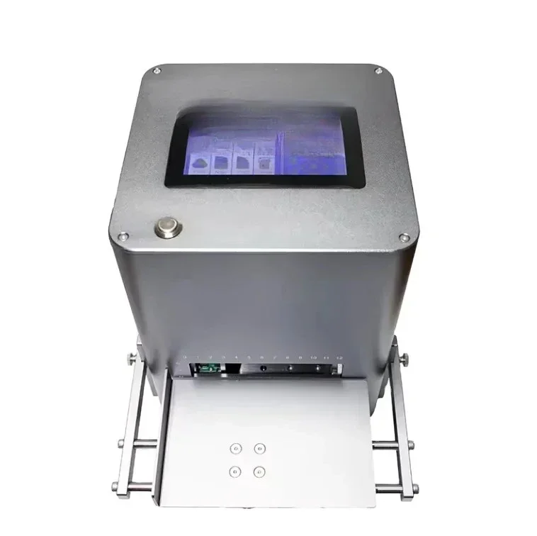 

12.7mm Desktop Production Date Concave-convex Surface Printing Bottle Cap QR Code Inkjet Printer Coding Machine