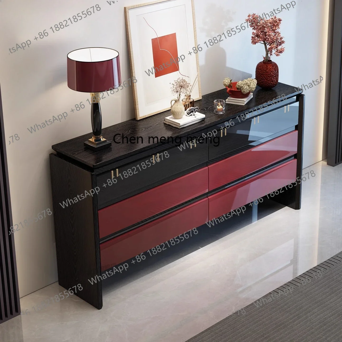 C88 Entrance chest villa living room high-end, modern simple master bedroom bedside locker