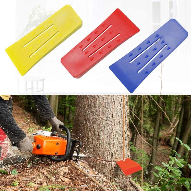 Cuñas de tala de árboles duraderas y eficaces con herramienta de registro de cuña de plástico