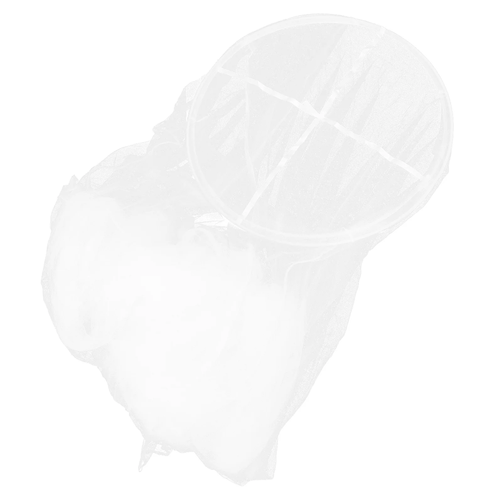 Детская москитная сетка для кровати 150*80 см, подходит для манежей, детских кроватков, сетчатый навес, 25 отверстий/см2, потолочное крепление, белый