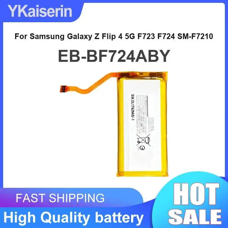 

Аккумулятор для мобильного телефона 1070 мАч, экологичный, для Samsung Galaxy Z Flip 4 5G F723 F724 SM-F7210 EB-BF724ABY