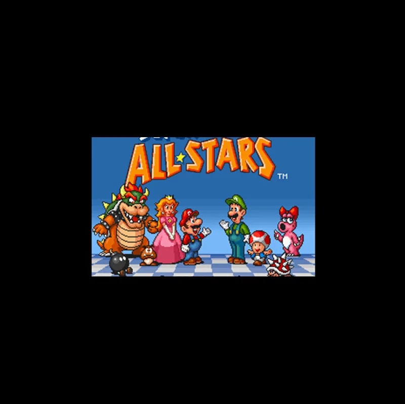 Super M All-Stars Ntsc Versie 16 Bit 46 Pin Grote Grijze Game Card Voor Usa Game Spelers