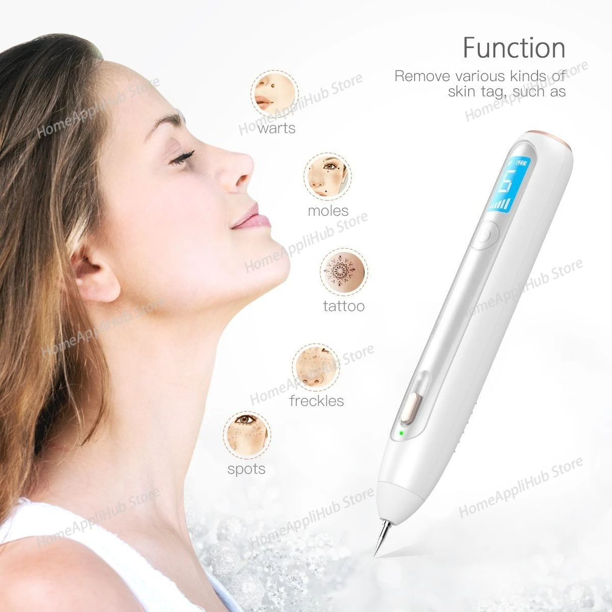 Beauty Pen, Facial Spot Removal Pen, Spot Sweeping Machine, Mini Household Mole Removal Pen,  Beauty Instrument