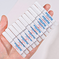 10Pcs 2g False Nail Tips Glue Strong Adhesive Nail Rhinestone Gems Decoration Jewelry Glue Acrylic Nails Extension Glue