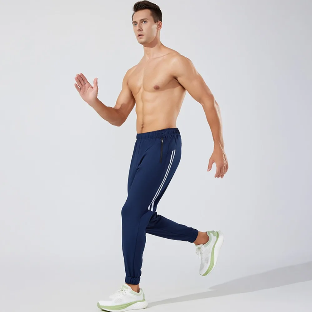 メンズ-ランニング-ジョガー-パンツ-反射ストリップ付き-テーパードレッグ-ジムポケット付き-秋のトレーニング用