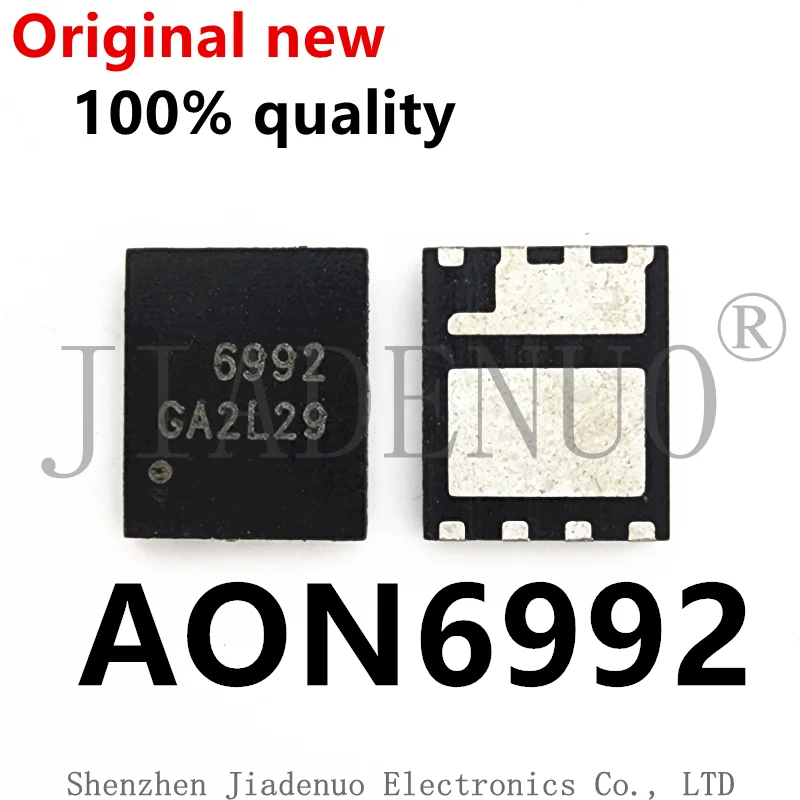 (10pcs) 100% New 6992 AO6992 AON6992 QFN-8 Chipset