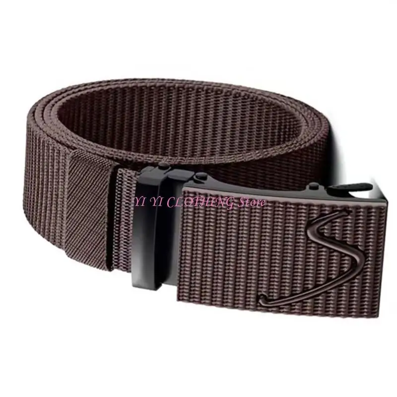 حزام من القماش بمشبك معدني N5KF بتصميم من النايلون المقوى للرجال والنساء