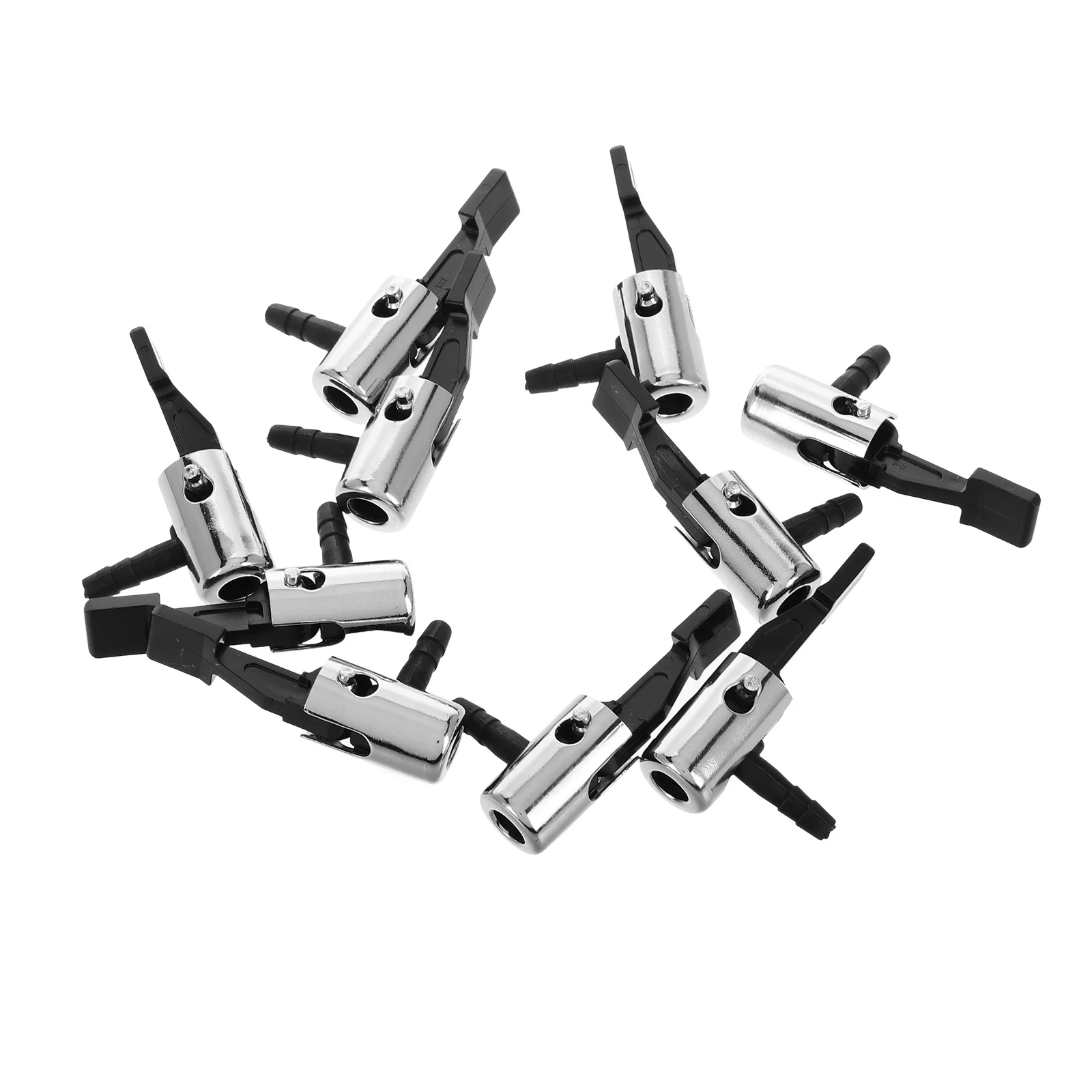 

10Pcs Locking Air Chuck Clip on Adapter Tire Pump Nozzle Air Compressor Accessories for Car Bicycle Wheel Inflation