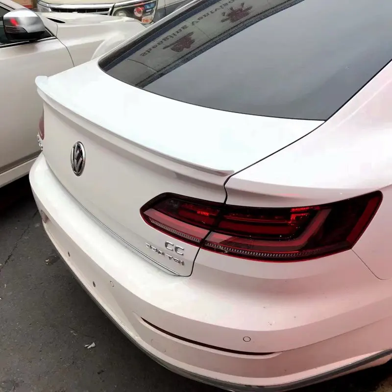 For Volkswagen New Arteon CC Spoiler  High Quality ABS Material Car Rear Wing Primer Color Spoiler 2019+