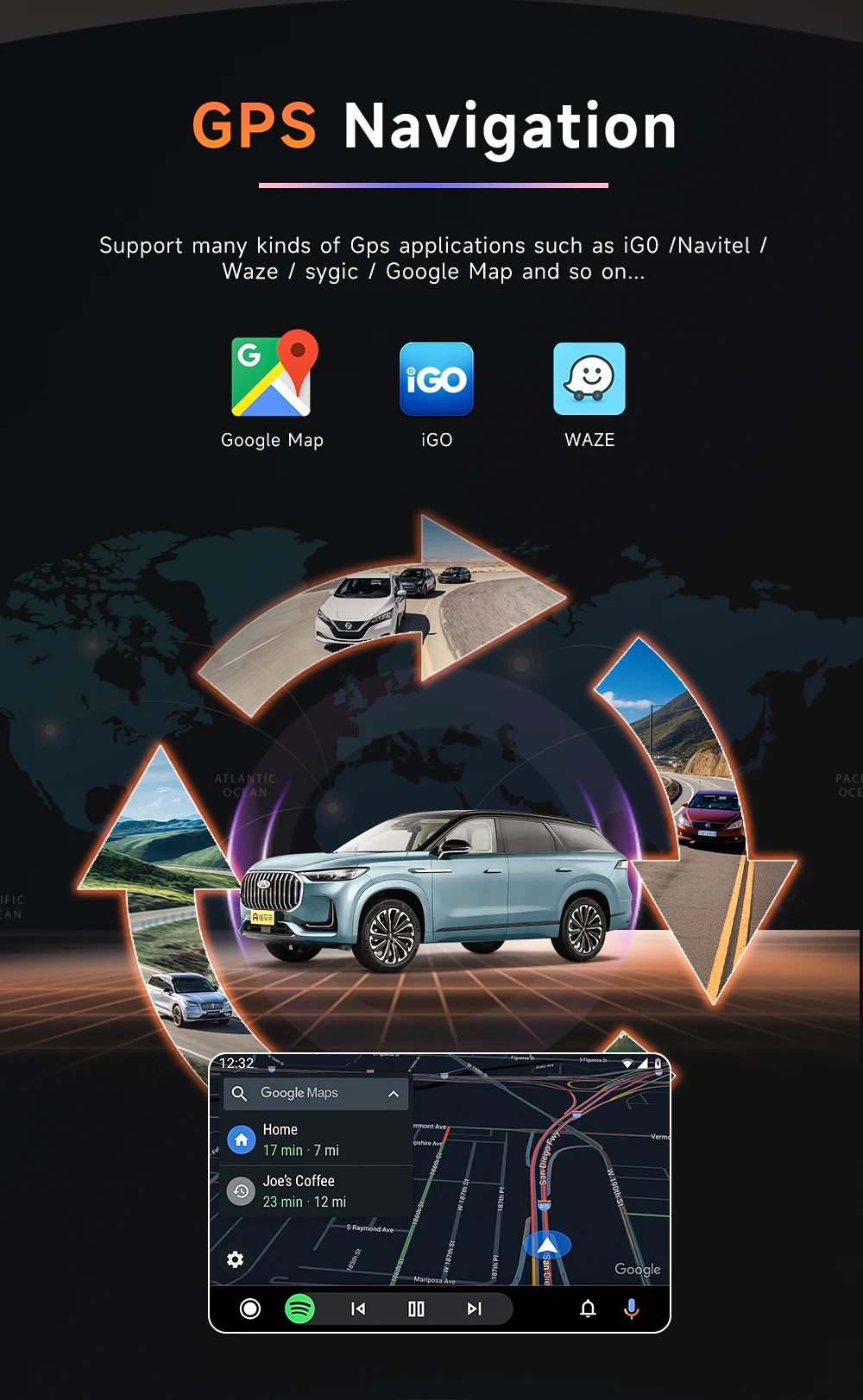 أندرويد 15 الوسائط المتعددة لميتسوبيشي غرانديز 1 2003 - 2011 نظام تحديد المواقع والملاحة ستيريو رئيس وحدة راديو تلقائي شاشة تعمل باللمس رأس ستيريو