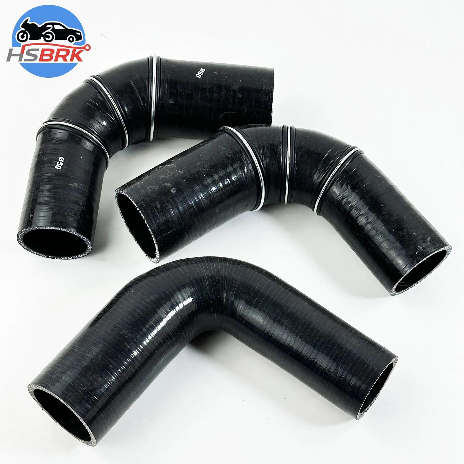 

90 Degree Silicone Reducer Elbow Hose ID16-130mm Turbo Intercooler Intake Pipe Reinforced Silicone Coupler Car Turbo Hose