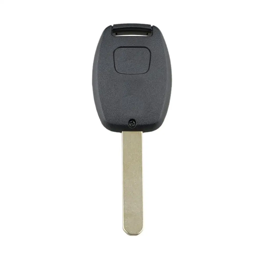 3 Buttons Car Remote Key Shell Black Automobile Key Case Cover Replacement Parts Fit for Honda Accord Civic CRV Pilot