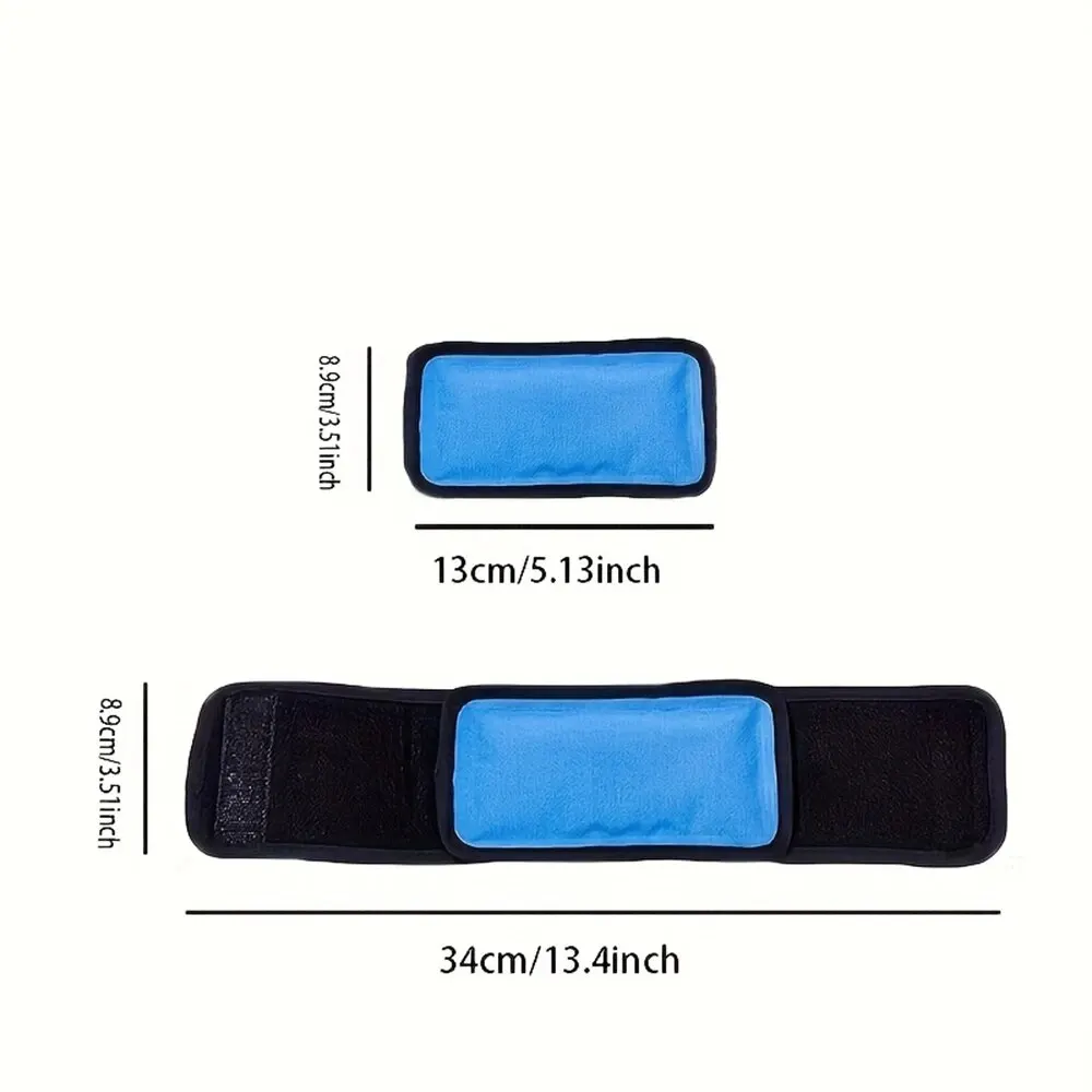 1PC Small Reusable Gel Ice Pack Compress For Injuries Universal Gel Ice Pad For Wrist Arch Foot Pain Relief Reduce Sport Harm