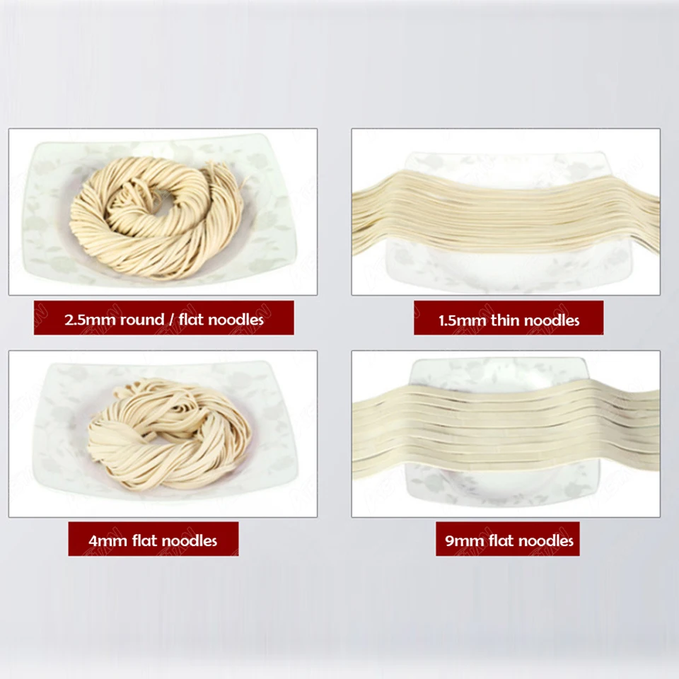 FKM140-1 ماكينة صنع المعكرونة الكهربائية 2 في 1 المعكرونة العجين السباغيتي الأسطوانة المعكرونة آلة الضغط الفولاذ المقاوم للصدأ 135 واط للمنزل