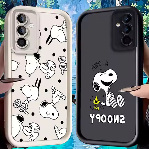 S-Snoopy Case for Samsung Galaxy A53 A50 A50S A36 5G A35 A34 A33 A32 A30 A26 A24 A23 A22 A20 A16 A15 A14 A13 A12 4G A06 Cover