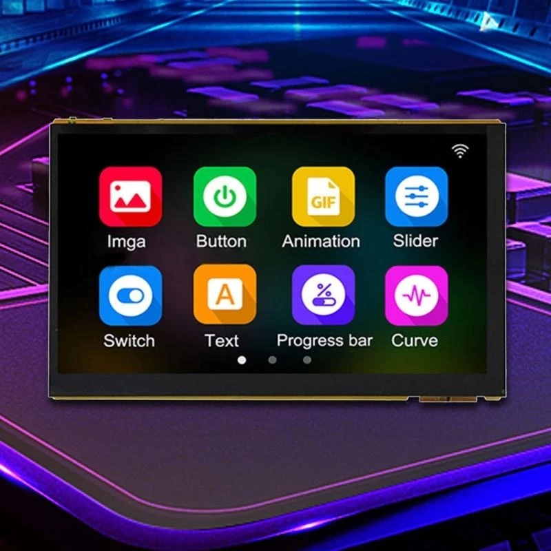 ESP32P4 7Inch LCD Display Board untuk Pengembangan IOTS dengan resolusi 1024x600