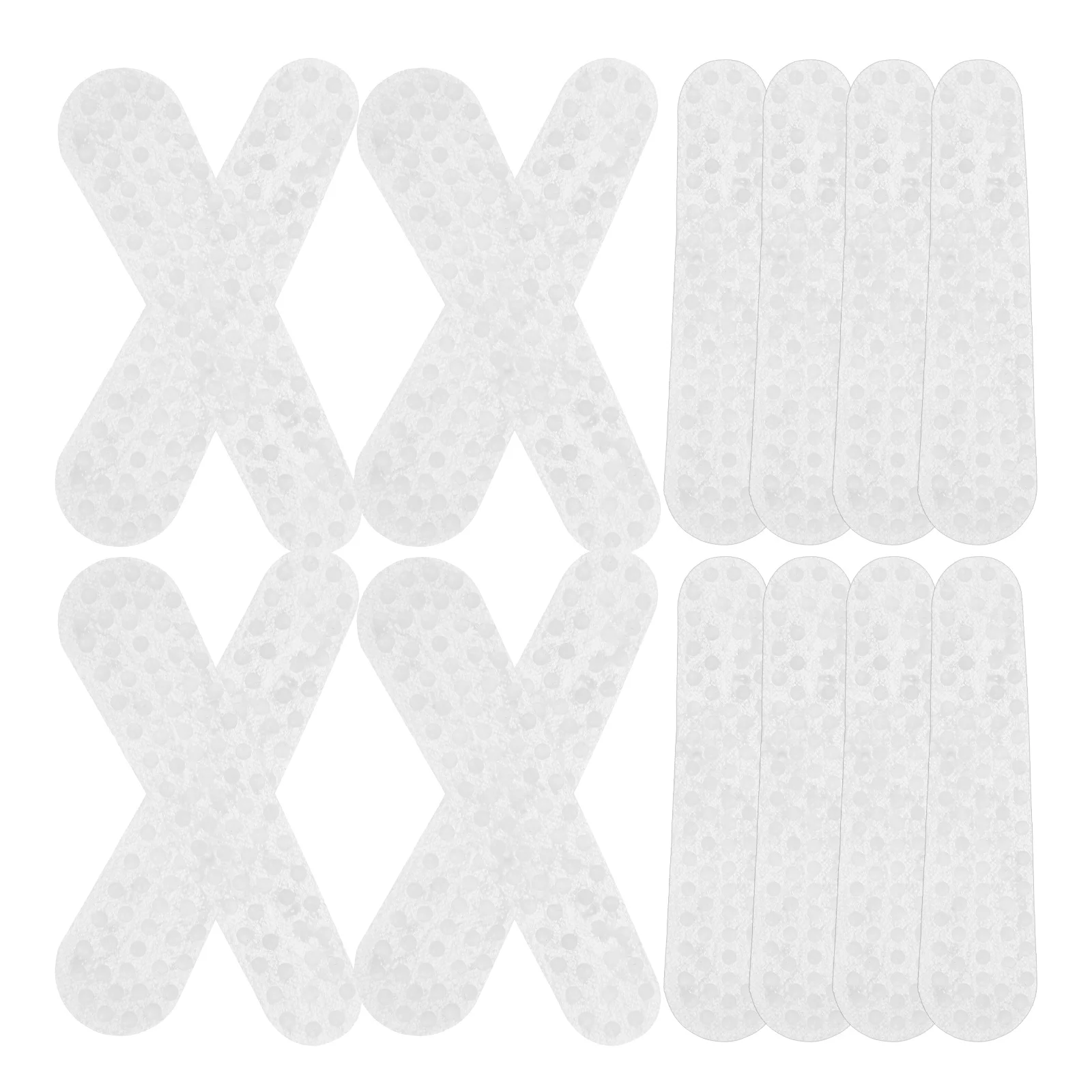 

100 Pcs Anti-slip Hanger Stickers Cloth Hangers Adhesive Hooks Clothes Strips Grip Grips Anti-skid Particle