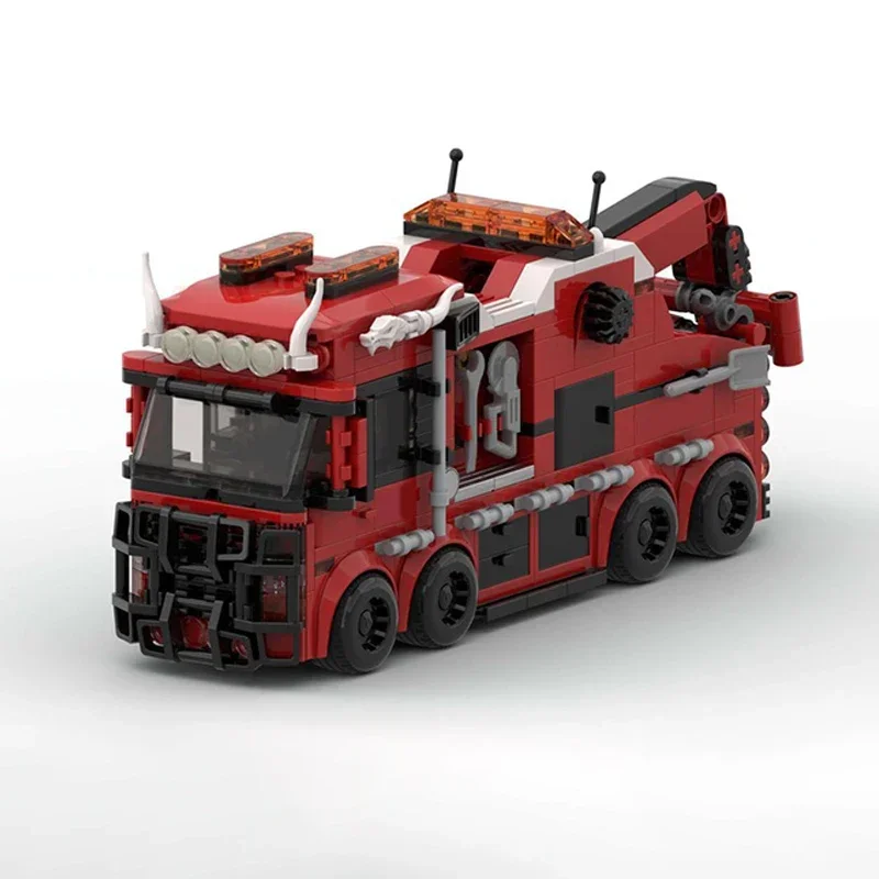 

523pcs MOC Emergency Recovery TruckClassical Building Blocks Set Car Model Toy Puzzle Assembly Creative Toy Holiday Gifts