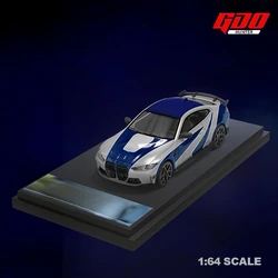 Time Micro X GDO 1:64 M4 Sliver Blue Model Car