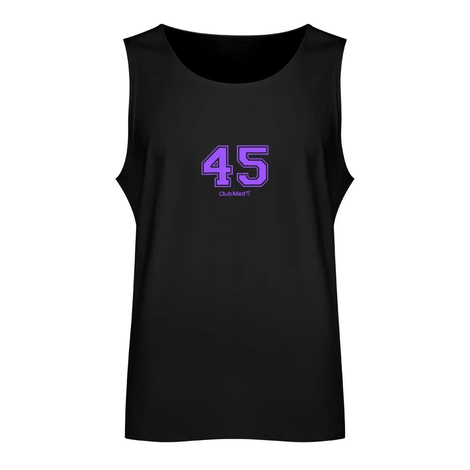 Number 45 Club Med Tank Top men gym Men's gym t-shirt bodybuilding t-shirt