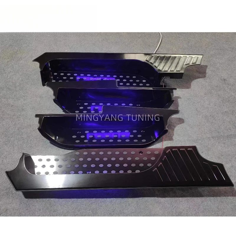 

Stainless Steel Door Sill Step Trim Interior Seat for Alphard 30ANH