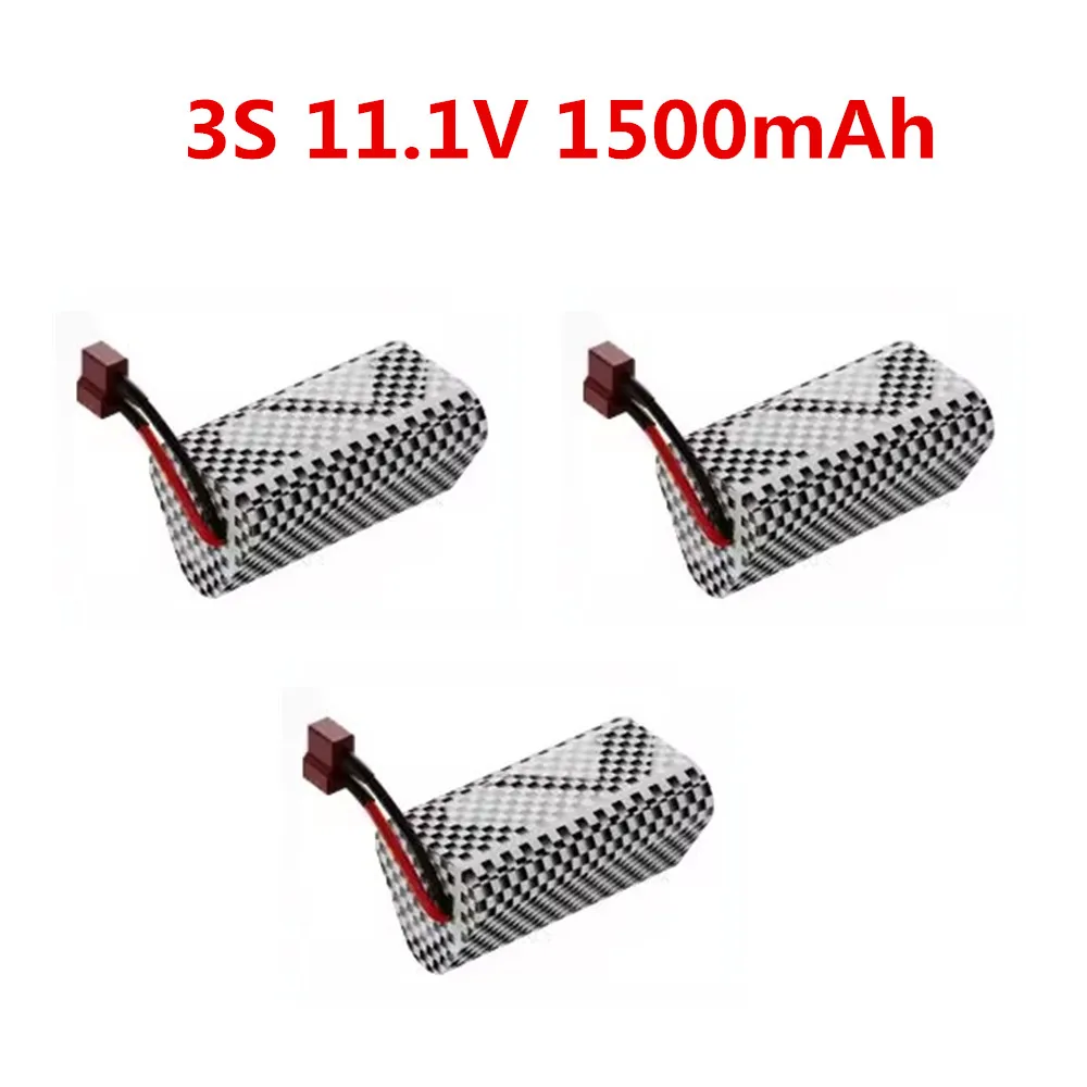 Batteria 3S 11.1V 1500mAh per: KF10 Brushless RC Car 70KM/H Parti della batteria Accessori KF10 Batteria T-plug