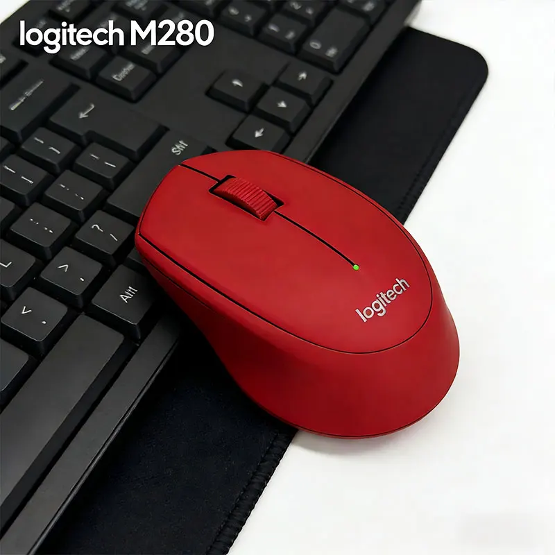 

Logitech M280 M330 Энергосберегающая универсальная мышь с длительным сроком службы батареи, бесшумная для офиса, дома, общежития, учебы и игр