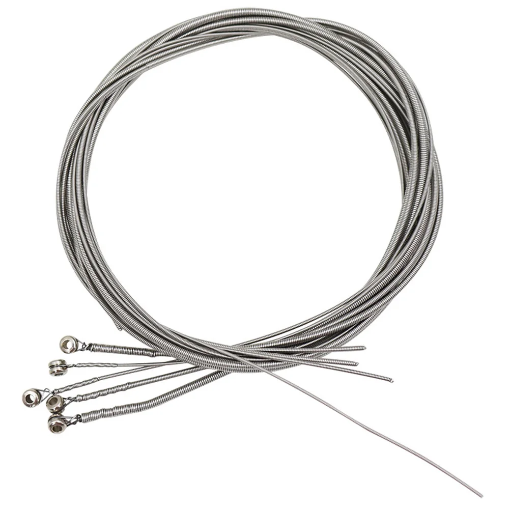

1 Pack 5-String Electric Strings Nickel Alloy Wrapped Metal String For Stable Sound Quality Replacement Kit Guitar Accessories