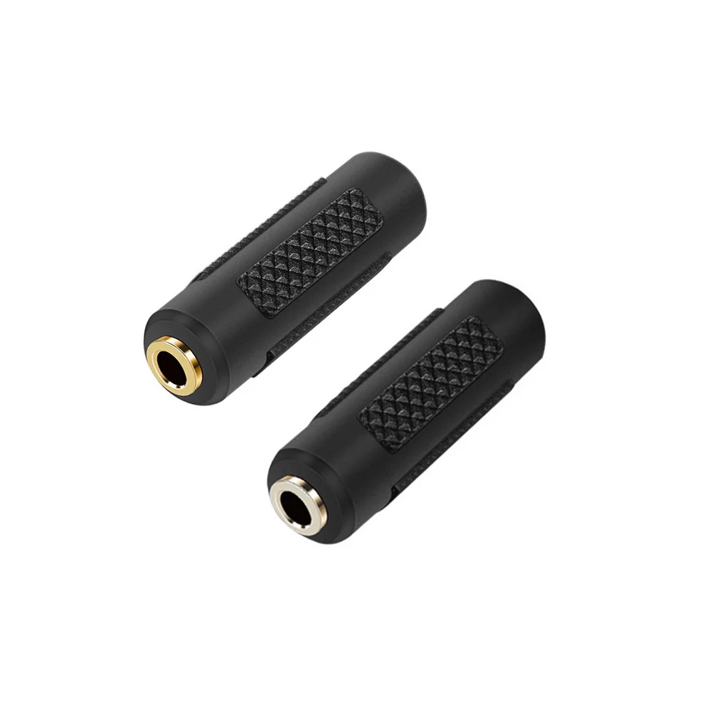 

Mini 3.5mm Female to Female F/F Jack Stereo Audio Adapter Converter Connector Audio Adapter Coupler Metal Gold Plated Connector