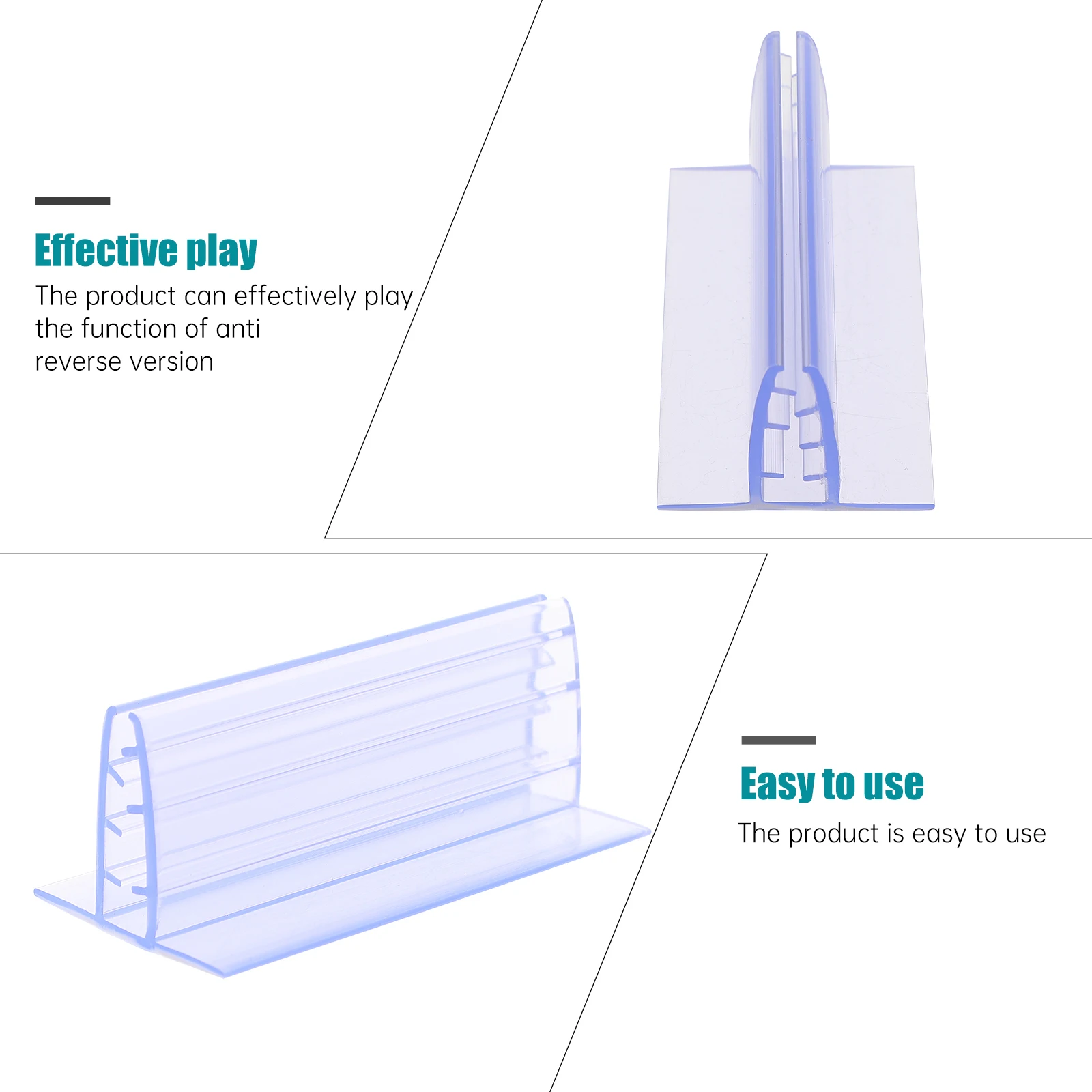 10 stücke Einzelhandel Werbung Display Rack Preis Panels Halter Hustenschutz Halterung PVC Leichte Acryl Panels Rack Für