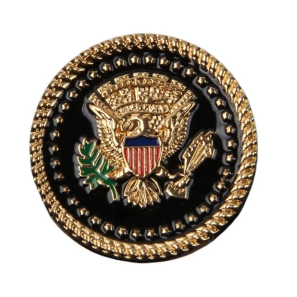 1 шт., металлическая булавка с орлом армии США, значок для шляпы с лацканами