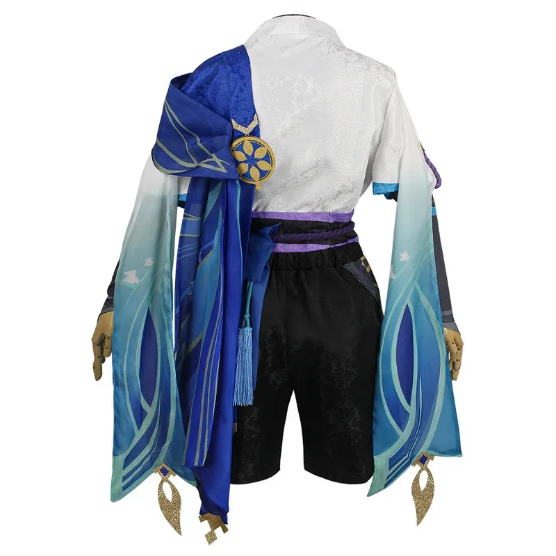 

CyScaramouche Kunikuzushi Balladeer Wanderer Cosplay Costume Suit Hat Halloween Costume Anime Clothes For Comic Cn