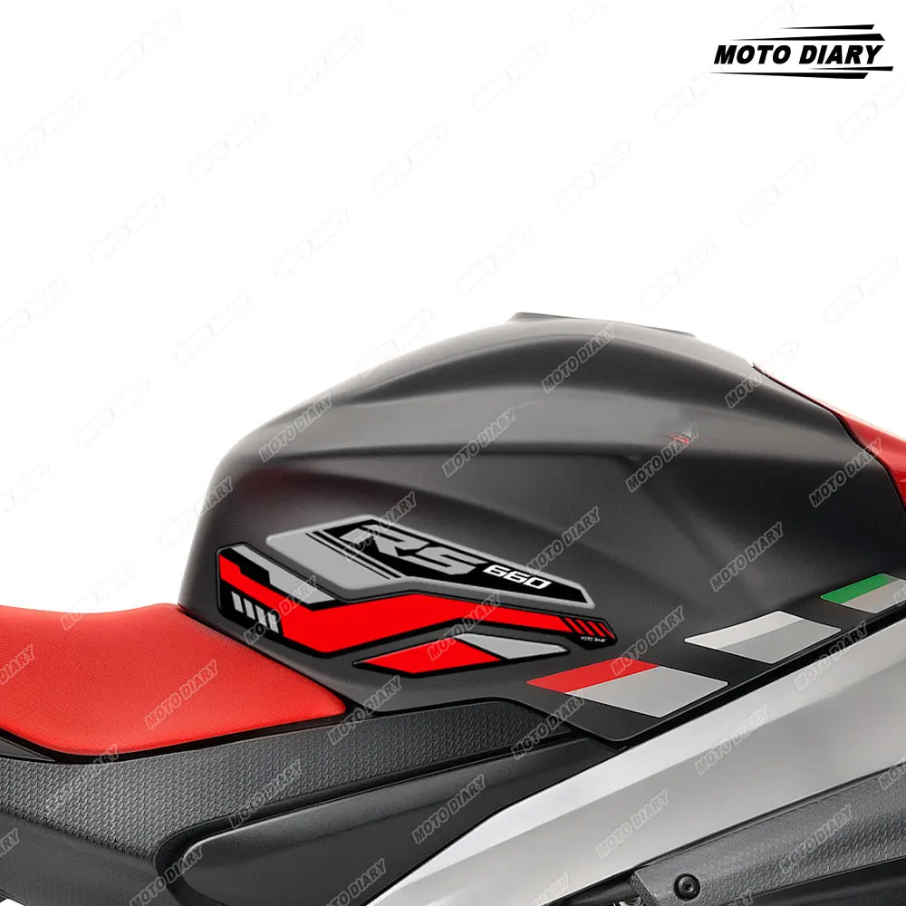 Autocollants de protection imperméables 3D pour moto, tampon de carburant précieux, autocollants pour Aprilia RScondeed RS, 660, 2020, 2021, 2022, 2023, 2024