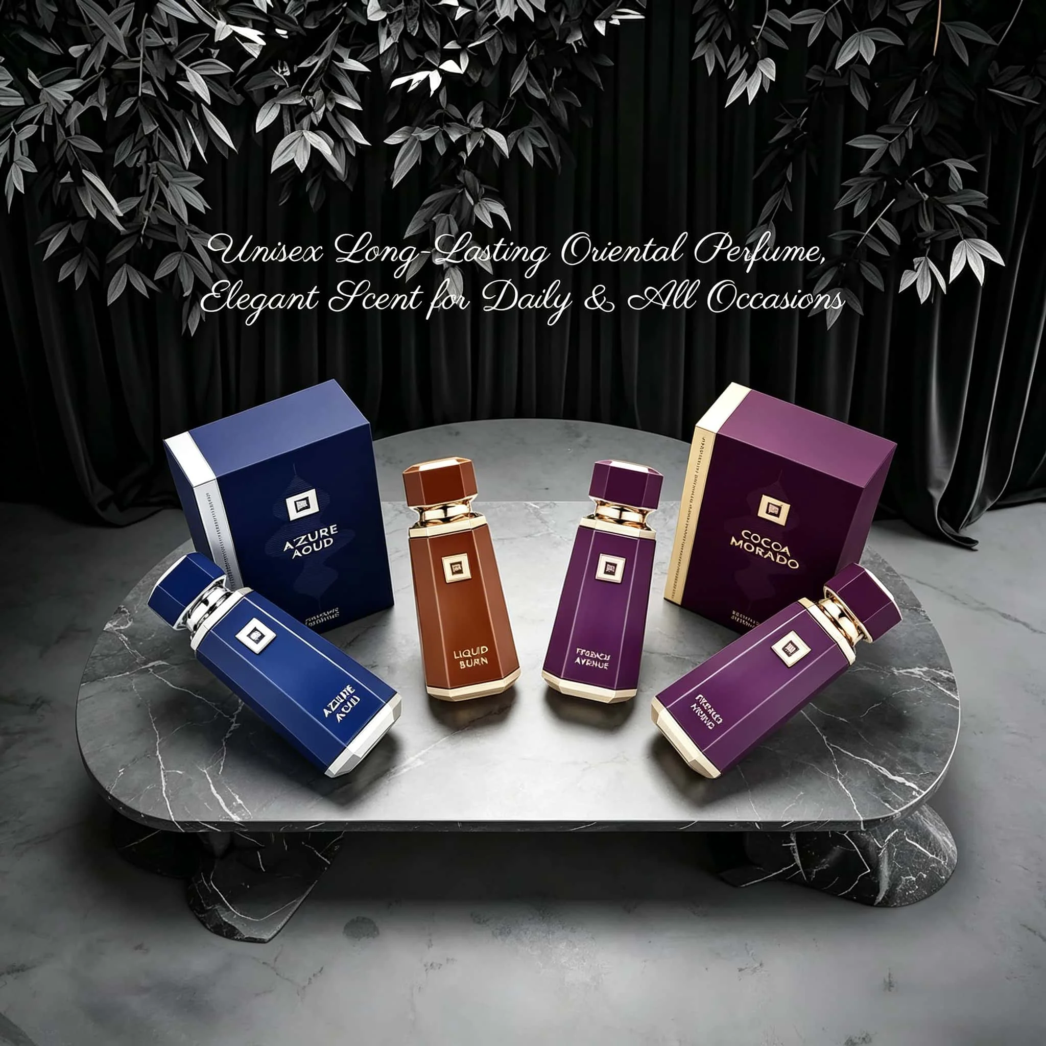 Арабский парфюм-спрей длительного действия Brun Cocoa Morado Azzure Aoud French Avenue с древесно-пряным ванильным ароматом для мужчин