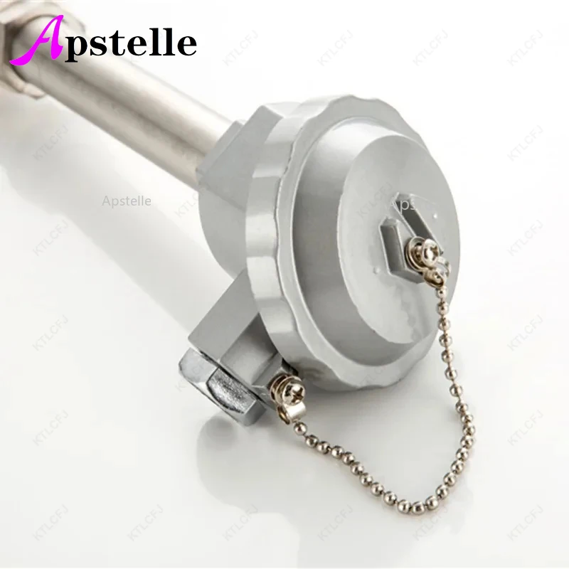 APSTELLE-Sensor de temperatura termoeléctrico para industria química, termopar ambiental de acero al carbón, platino, rodio, tipo K, 1 unidad