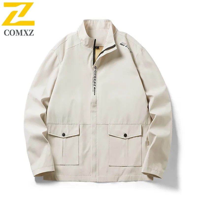 

2025 New Baseball Jacket Casual Stand Collar Outdoor Hunting Lightweight Coat Fashion Travel Windproof Spring Autumn Men Garment