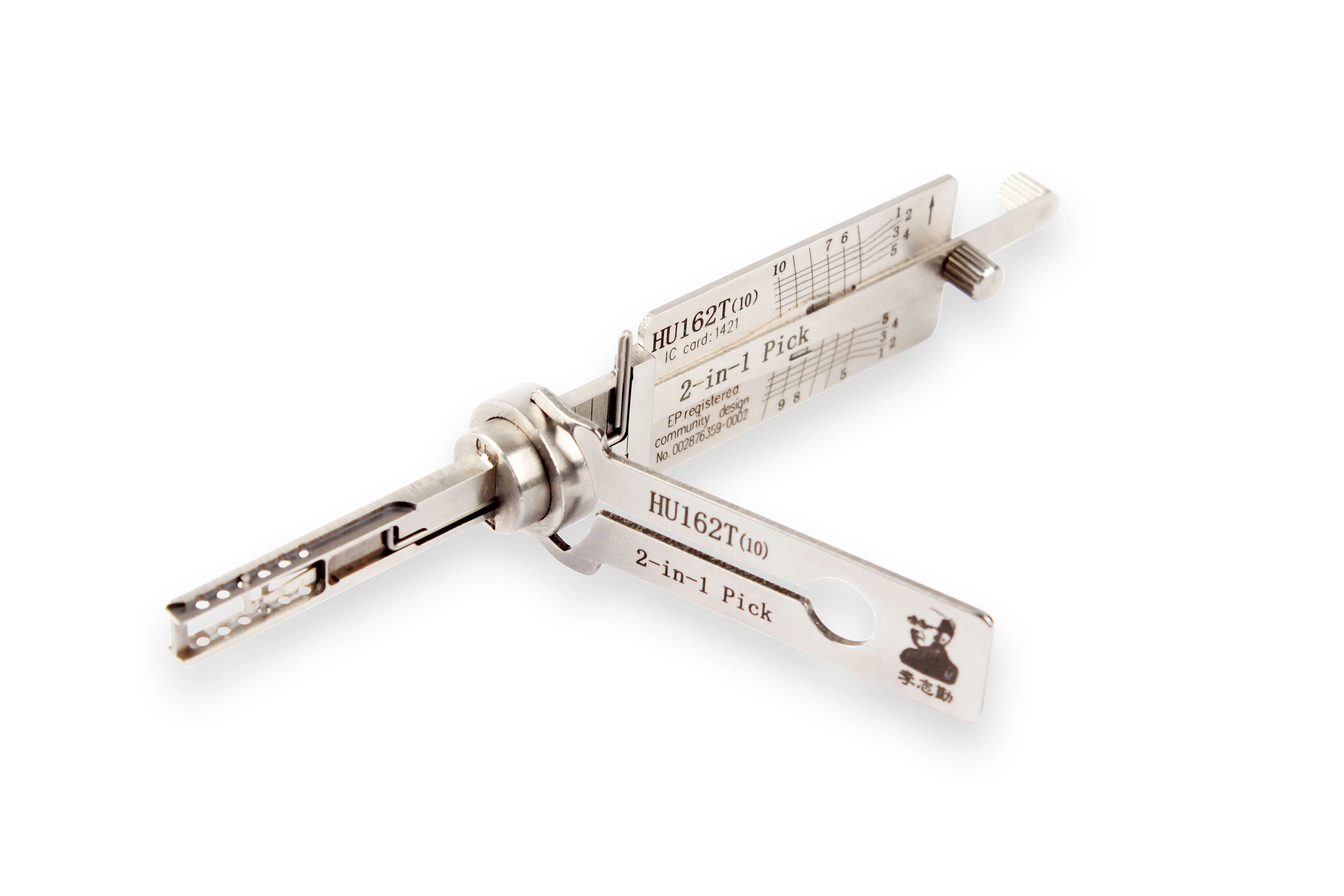 Original Lishi 102 2-in-1 Fast Kit Set Unkocking Autotür Werkzeuge Auto Decoder Ock Picks