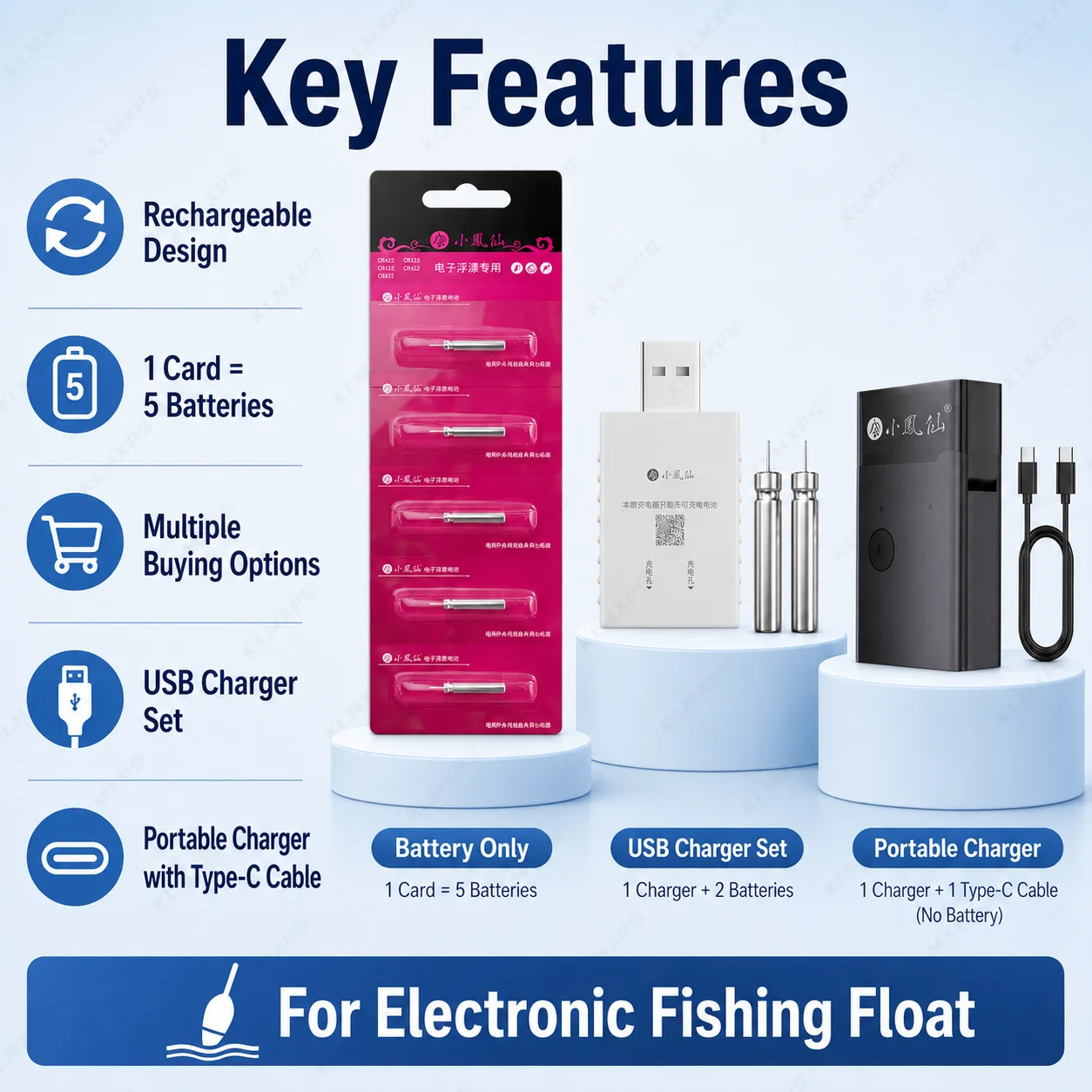 Akumulator LIR425 do elektroni – Fish Finder Charger recenzja i cena