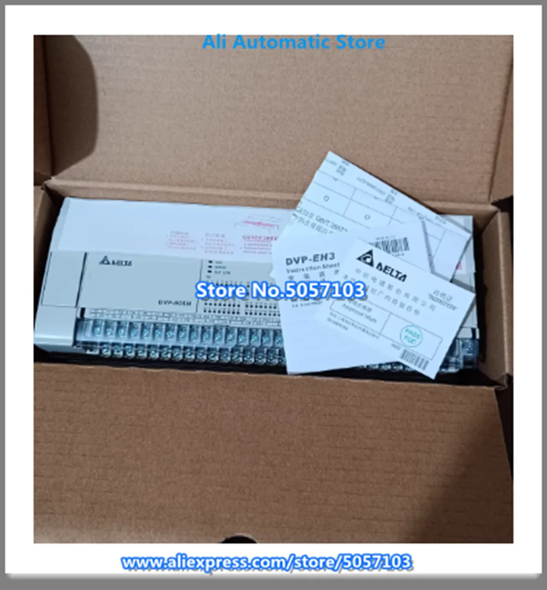 

DVP80EH00T3 80-Point Host 40DI 40DO NPN 24VDC 0.3A 4-Channel 200K Input New