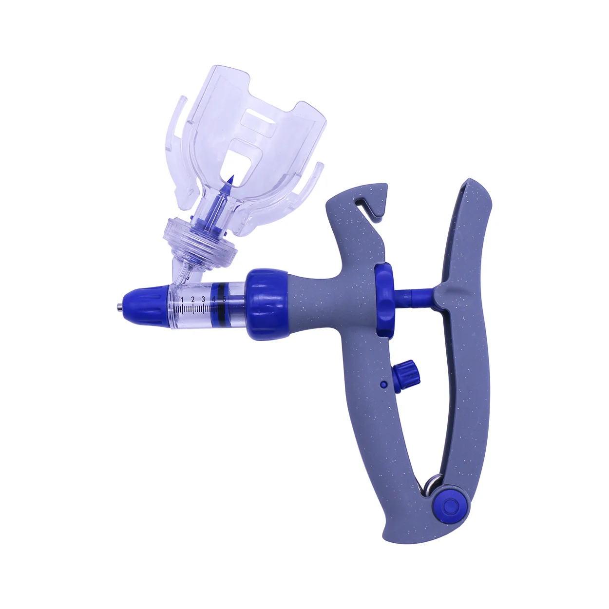 1 Stück 1/2/5 ml Geflügel-Automatikspritze mit Nadeln, Veterinär-Kontinuierlicher Injektor, Impfstoff-Injektion, mit verstellbarer Skala – Detail 7