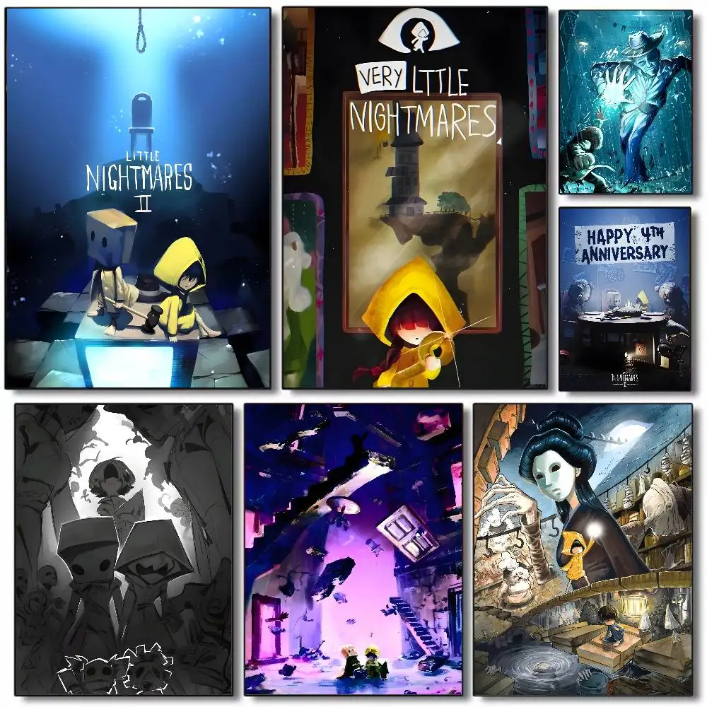 Game Little Nightmares Poster HD art sticky wall waterproof home living room bedroom bar aesthetic decoration
