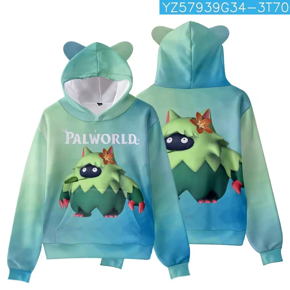 

Palworld Merch Hoodie Streetwear Boys Girls Hooded katress jet dragon anubis Palworld Kids Children y2k 3D Hoodies Pullovers