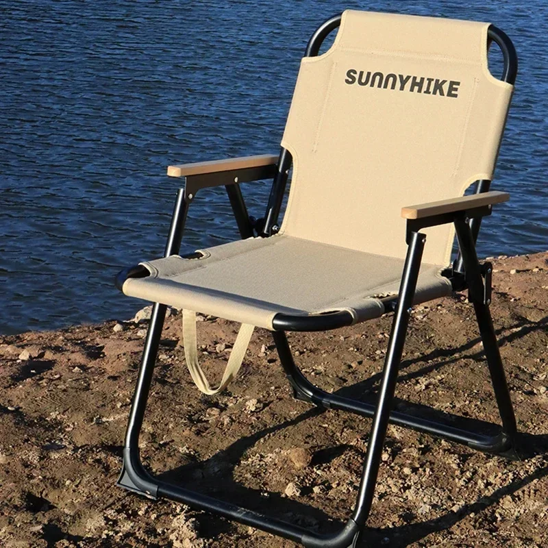 Wear-resistant Ergonomie Comfortable Camping Furniture Outdoor Beach Chairs Foldable Design Sturdy Durable Corrosion-resistant