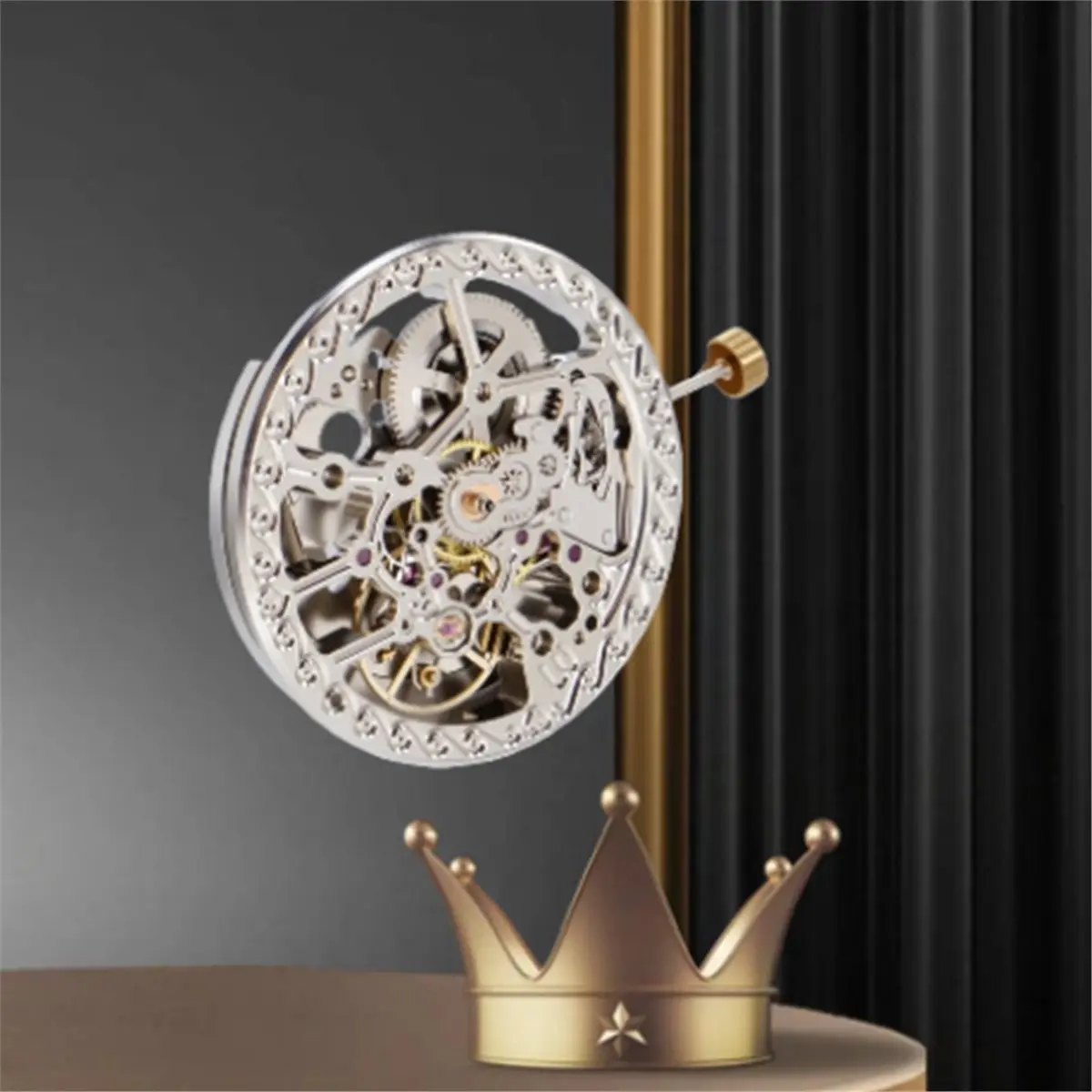2026 New Jewel Mechanical Watch Movement with Radiation Pattern for DIY Watch Repair
