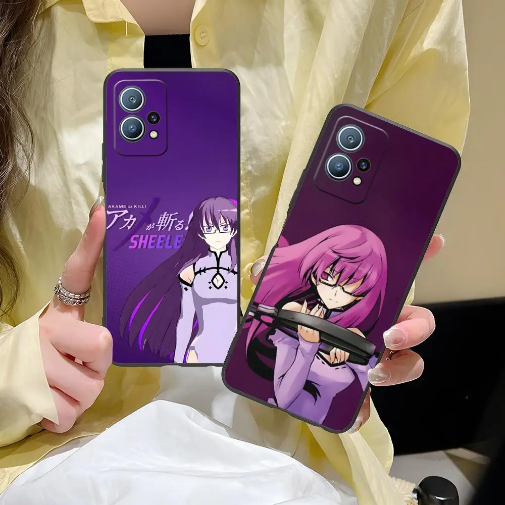 

Akame Ga Kill Sheele Phone Case for Huawei P60 P50 P40 P30 P20 P10 P9 P8 Pro Lite Plus Black Pretty Smartphone Cellphones