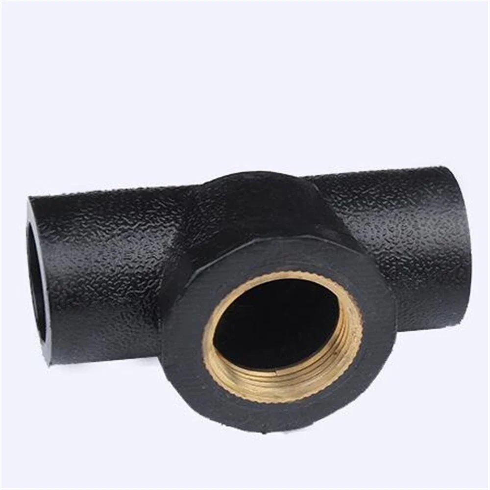 Interruttore valvola a sfera a globo PE 20-110 Tipo presa Connettore valvola a globo hot melt Raccordi per tubi dell'acqua di rubinetto in PE nero