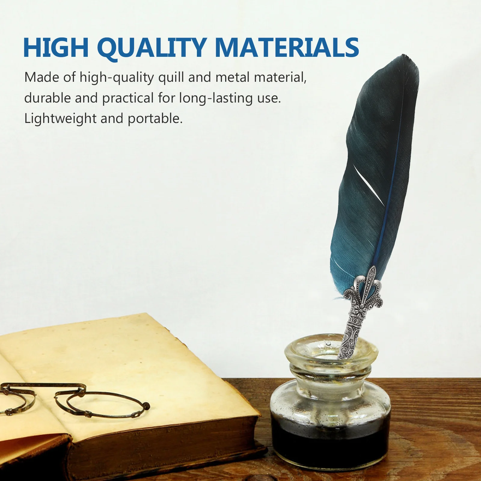 

1 Set Quill With 5 Nibs Calligraphy Dip Pen For Writing Drawing Practice Student Office School Supplies Ink Dip Pen Set Birthday