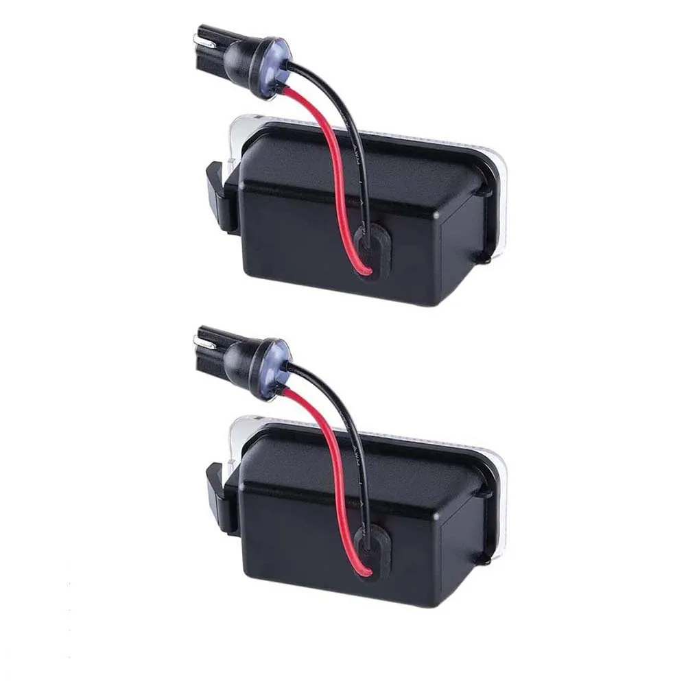 2Pcs Car LED License Plate Light For 11-20 Ford Explorer Mondeo MK4 5 Kuga MK1 2 Fiesta MK6 7 Focus MK2 III Grand C-Max Ranger