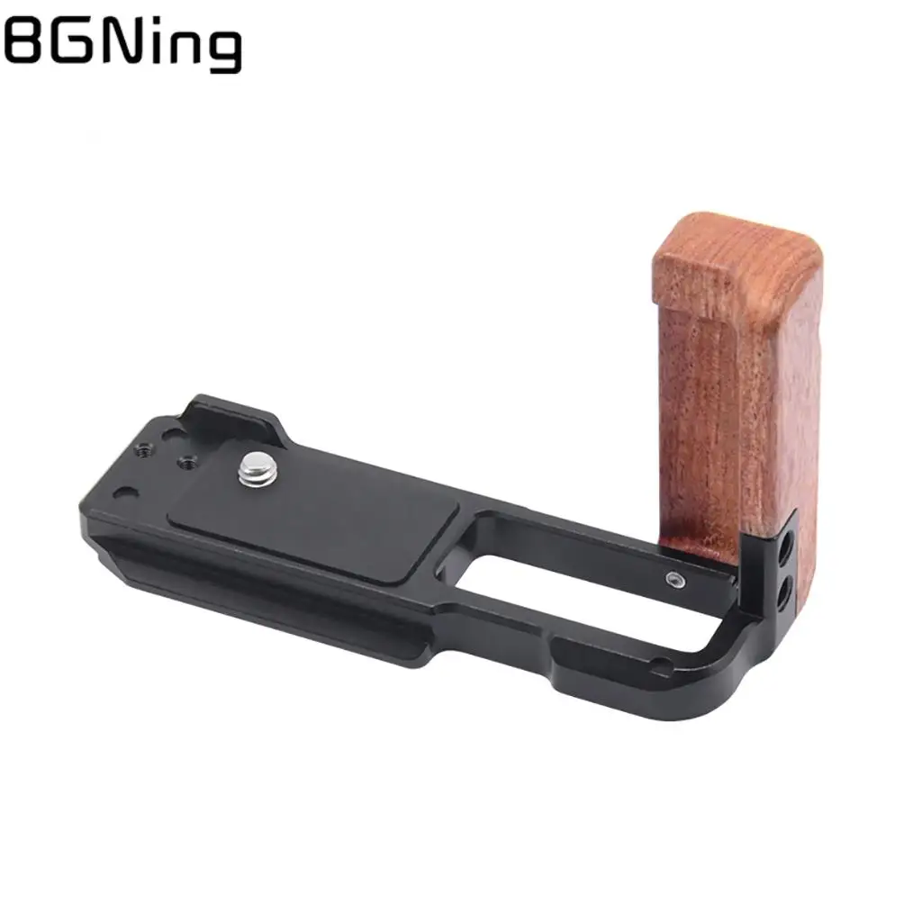 Camera Wooden Handle Grip for Sony ZV1 ZV1II ZV-1F L-Shape