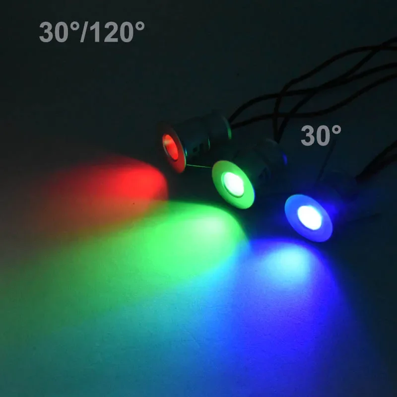 Outdoor Garden 1W 12V IP65 Mini LED Bulb Ceiling Downlight With IP67 Driver Adapter Stair Star Bathroom SPA Sauna Spot Lighting